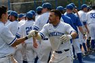 Baseball vs MIT  Wheaton College Baseball vs MIT during quarter final game of the NEWMAC Championship hosted by Wheaton. - (Photo by Keith Nordstrom) : Wheaton, baseball, NEWMAC